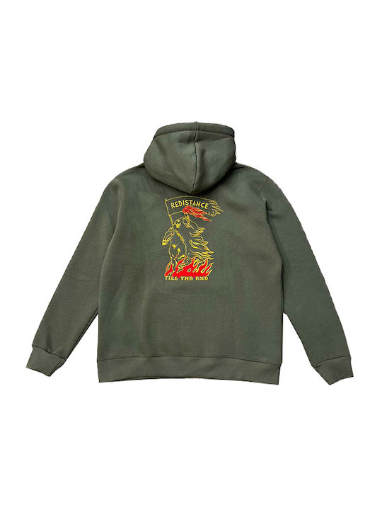 Redistance Men's Sweatshirt with Hood Khaki