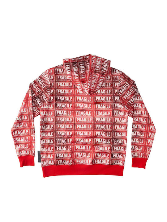 Snowstar Sweatshirt mit Kapuze Rot