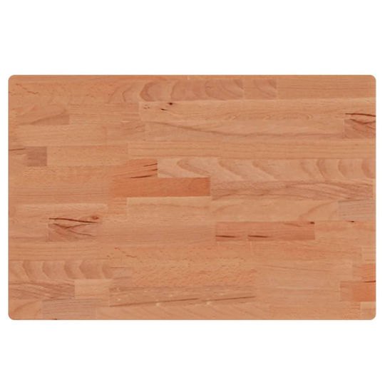 vidaXL Lemn Blat fără Lavoar Beech wood solid wood