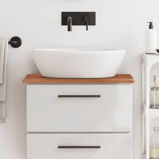 vidaXL Wood Countertop without Sink Beech wood solid wood