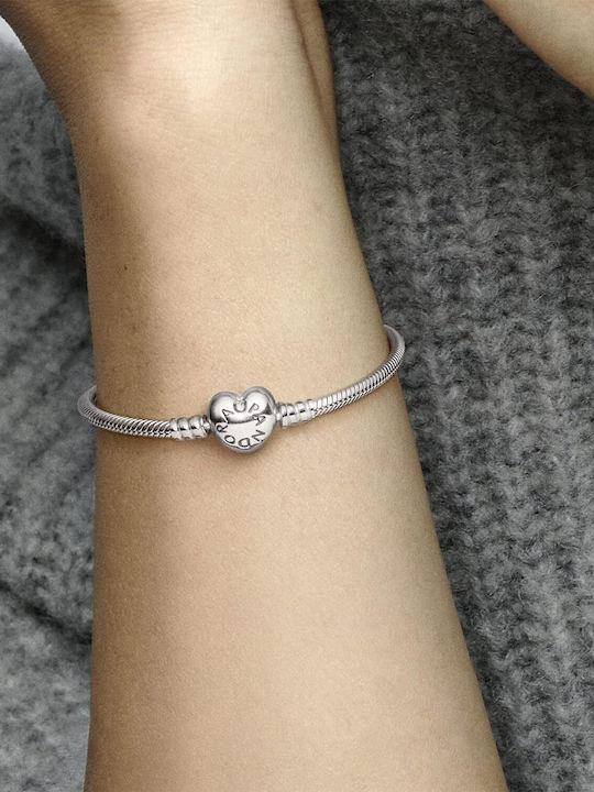 Pandora Armband Kette mit Design Herz aus Silber