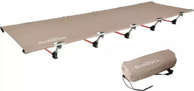 Foldable Beach Sunbed Ecru