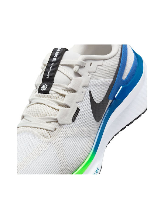 Air Zoom Structure 25 Sport Shoes Running White / Platinum Tint / Star Blue / Black