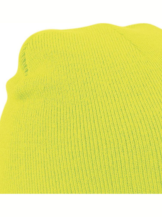 Ανδρικός Beanie Σκούφος Fluorescent Yellow