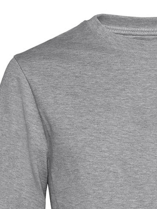 B&C Set In Men's Long Sleeve Promotional Sweatshirt Heather grey