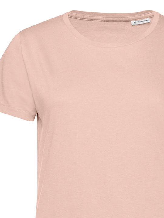 B&C E150 Women's Short Sleeve Promotional T-Shirt Soft Rose