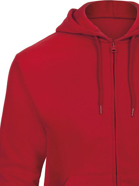 B&C ID.205 Werbe-Hoodie in Rot Farbe