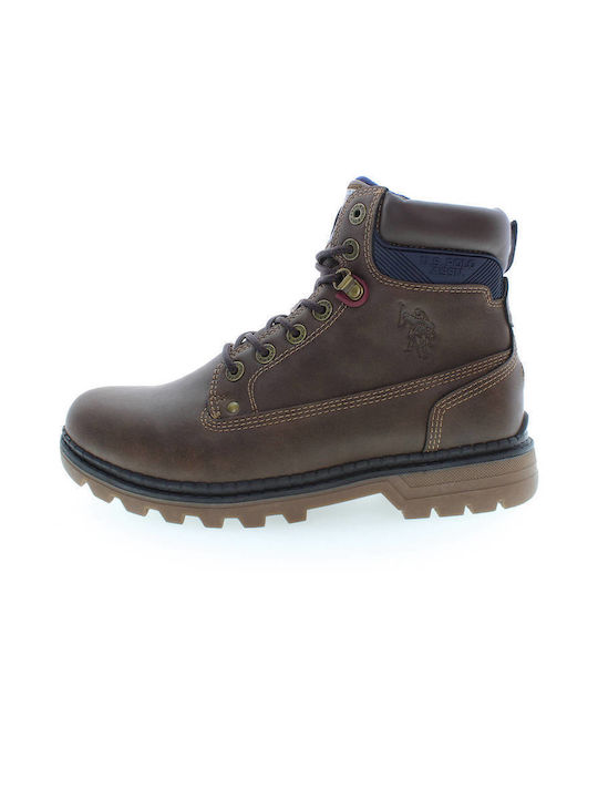 U.S. Polo Assn. Men's Boots Brown