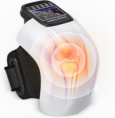 Massage Device for the Legs with Infrared Heat Red