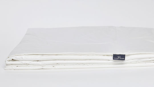 Valeria Home Set De Husă De Pătură Simplă Din Mătase 140x200cm Bej 150 GSM