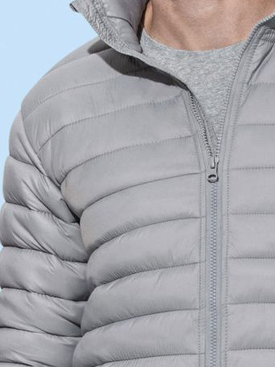 Stedman ST5200 Men's Puffer Jacket Gray