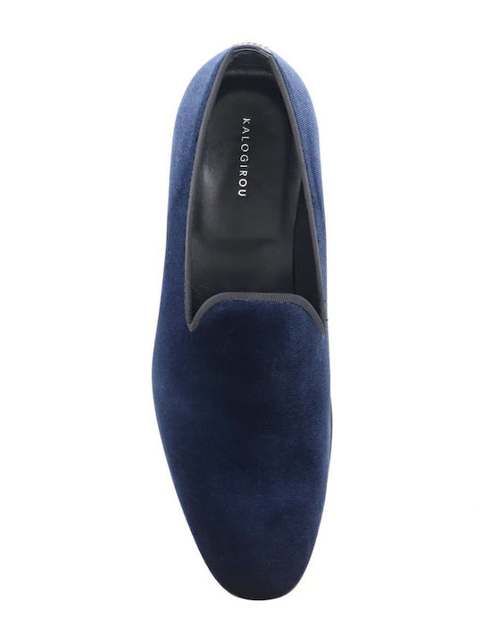 Ανδρικά Loafers σε Μπλε Χρώμα