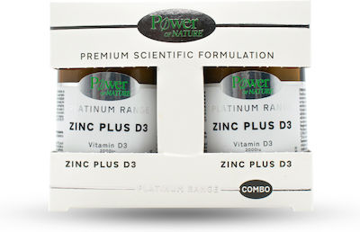 Power Of Nature Platinum Range Zinc Plus D3 60 capace