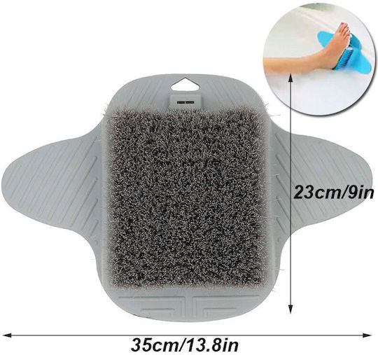 GlobalExpress Exfoliation & Foot Massage Brush Brush Exfoliation Light Blue 1pcs