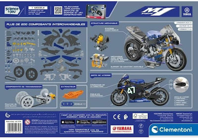 Clementoni Plastic Construction Toy Yamaha M1 for 8+ years