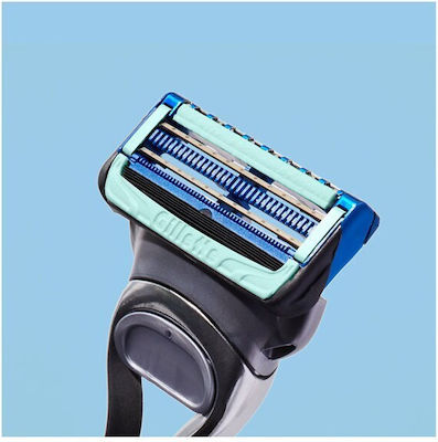 Gillette Skinguard Sensitive Capete de schimb cu 2 lame & Bandă lubrifiantă pentru piele sensibilă 4buc