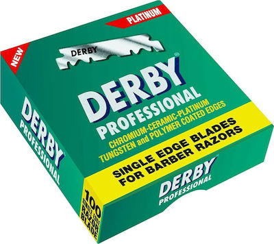 Derby Professional Single Edge Blades For Straight Replacement Blades 100pcs