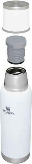 Stanley Adventure To-Go Μπουκάλι Θερμός Ανοξείδωτο BPA Free 1lt Λευκό