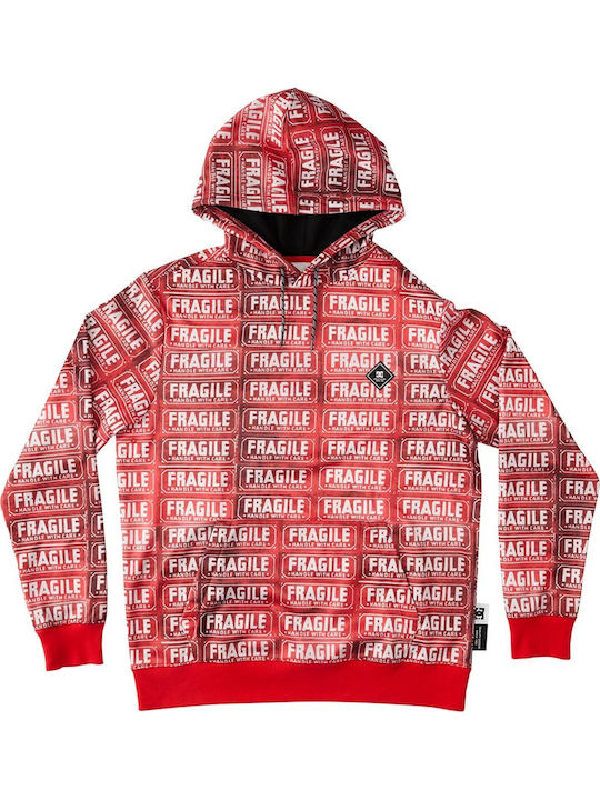 Snowstar Sweatshirt mit Kapuze Rot