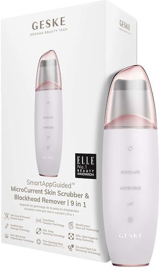 Geske Microcurrent Skin Scrubber & Blackhead Remover 9 In 1 LED