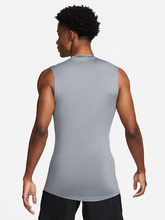 Nike Pro Ισοθερμική Μπλούζα Γκρι