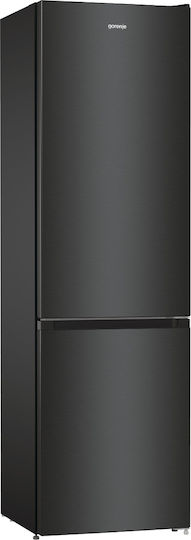 Gorenje Ψυγειοκαταψύκτης 331lt NoFrost Υ200xΠ60xΒ59.2εκ. Μαύρος NRK6202EBXL4
