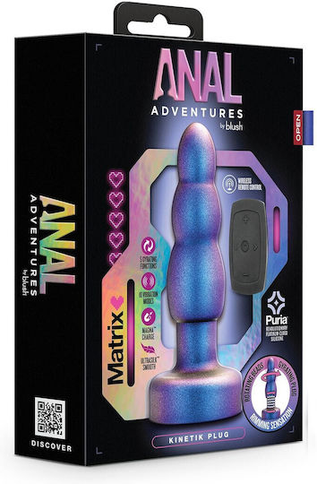 Blush Plug Anal Albastru 20.4cm