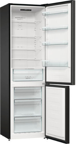 Gorenje Ψυγειοκαταψύκτης 331lt NoFrost Υ200xΠ60xΒ59.2εκ. Μαύρος NRK6202EBXL4