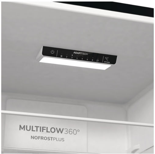 Gorenje Ψυγειοκαταψύκτης 331lt NoFrost Υ200xΠ60xΒ59.2εκ. Μαύρος NRK6202EBXL4