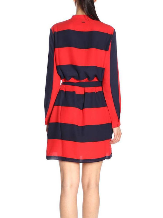 Armani Exchange Mini Hemdkleid Kleid Rot