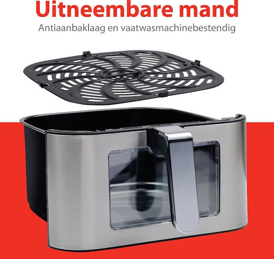 Alpina Appliances Airfryer XXL Air Fryer 8lt Ασημί
