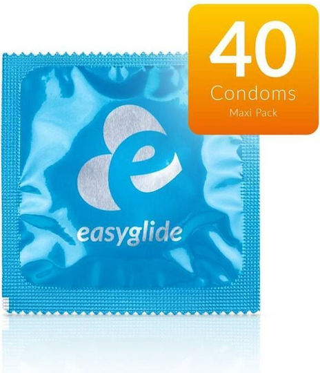 Easyglide Προφυλακτικά Flavoured 40τμχ Λεπτά για Φυσική Αίσθηση με Ραβδώσεις Natural
