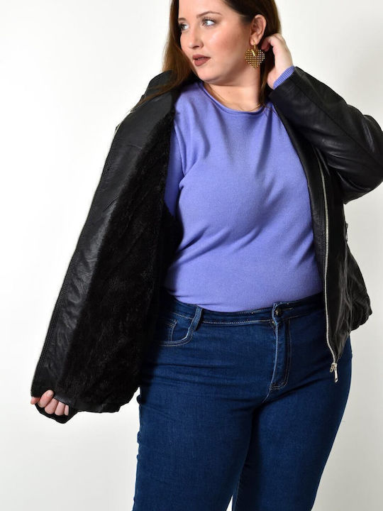 Γυναικείο Biker Jacket Μαύρο