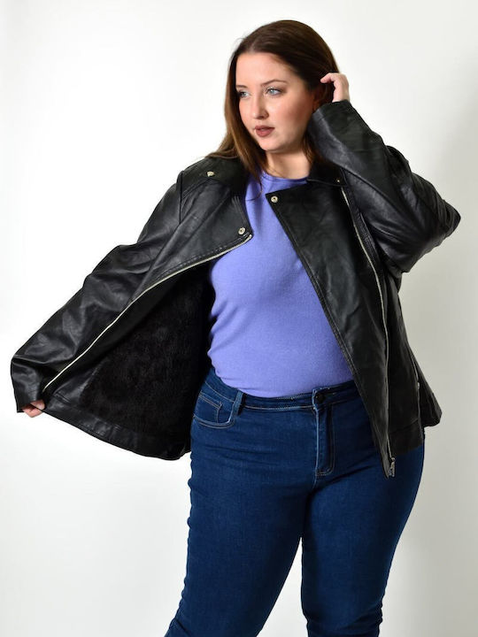 Damen Bikerjacke Black