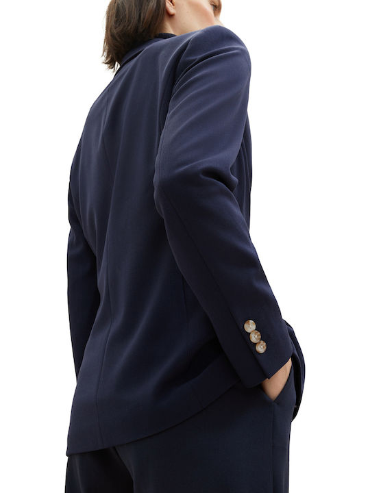 Tom Tailor Women's Blazer Sky Captain Blue
