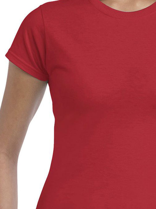 Gildan Women's Short Sleeve Promotional T-Shirt Red 64000L
