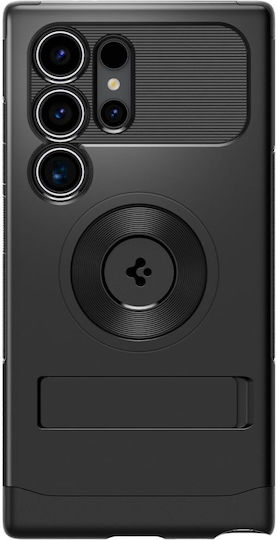 Spigen Slim Armor MagFit Umschlag Rückseite Kunststoff / Silikon 2mm Schwarz (Galaxy S24 Ultra)