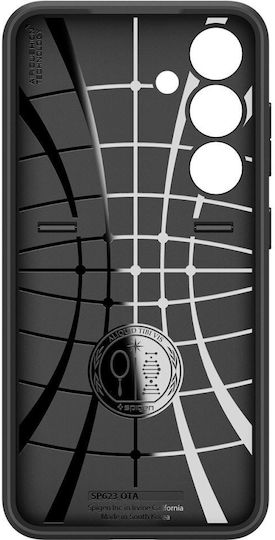 Spigen Optik Umschlag Rückseite Kunststoff 2mm Schwarz (Galaxy S24)