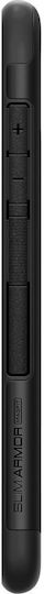 Spigen SLIM ARMOR Umschlag Rückseite Kunststoff 2mm Schwarz (Galaxy S24)