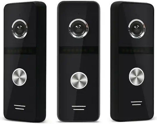 Joytimer Wireless Video Intercom Set Wi-Fi Black