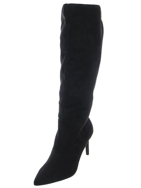 STEVE MADDEN "KINGA" KING04S1-BLACK Black Women's Boots