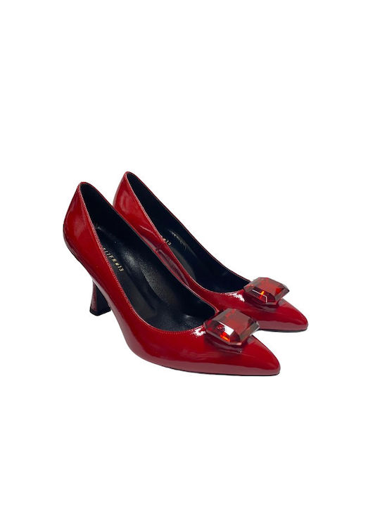 Patent Leather Red High Heels