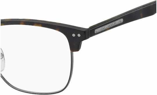 Tommy Hilfiger Men's Brown Prescription Eyeglass Frame TH1730 086