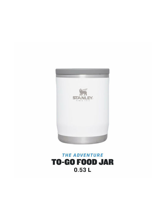 Stanley The Adventure To-Go Δοχείο Φαγητού Inox Θερμός Λευκό 350ml