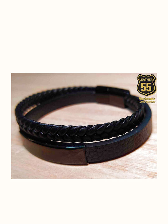 Leather 55 Мъжко Гривна от Кожа
