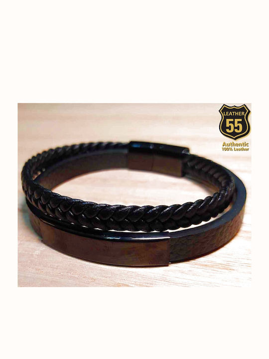 Leather 55 Мъжко Гривна от Кожа