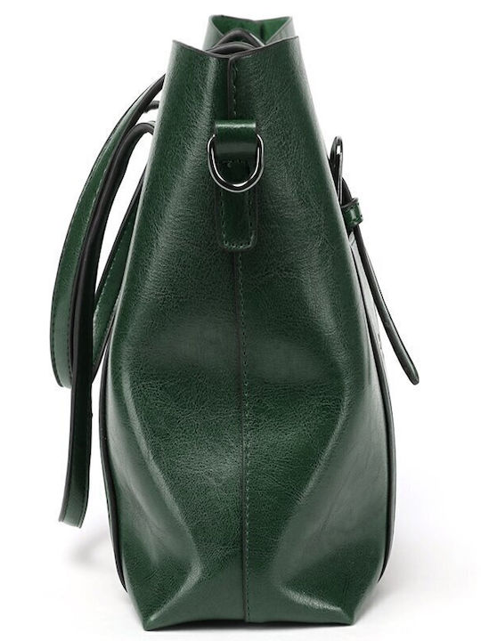 Дамска Чанта През Рамо Зелена