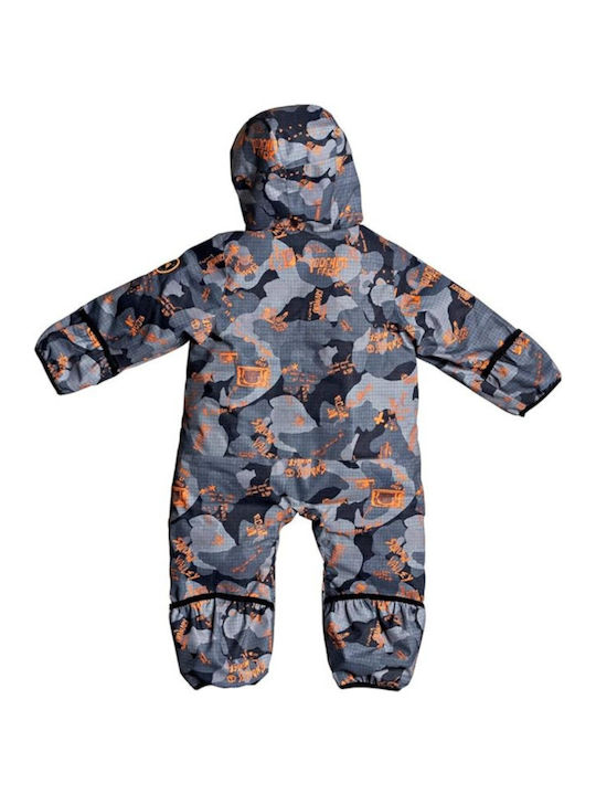 Quiksilver Baby Bodysuit Set for Outing with Pants Gray