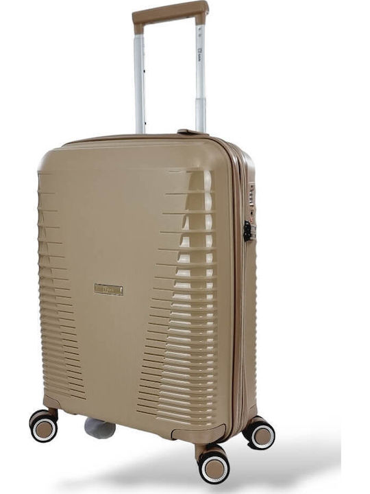 Rain Valiză de Călătorie de Cabină Tough Aurie cu 4 Roți Înălțime 55 cm