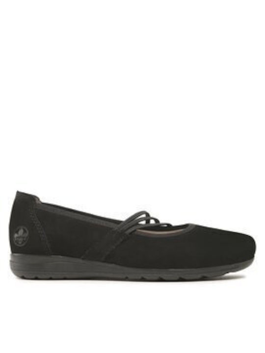 Damen Ballerinas in Schwarz Farbe